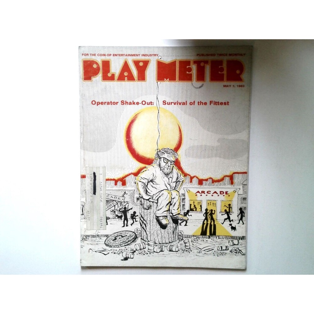 Play Meter Magazine May 1983 Arcade Gaming Xevious Mr Do Buck Rogers Journey